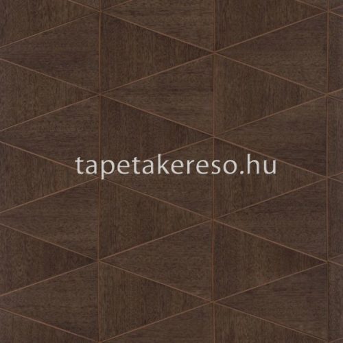Marburg Travertino vlies, vinyl anyagú barna, bronz színű geometriai, famintás modern, natural tapéta