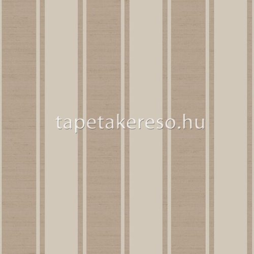 Cristiana Masi Tradizioni vlies, vinyl anyagú beige, barna, csillámos színű csíkos klasszikus tapéta