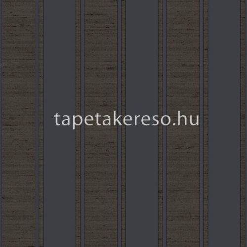 Cristiana Masi Tradizioni vlies, vinyl anyagú kék, barna, csillámos színű csíkos klasszikus tapéta