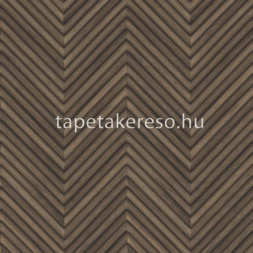 Marburg Travertino vlies, vinyl anyagú barna színű chevron, famintás, 3d modern, natural tapéta