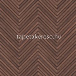   Marburg Travertino vlies, vinyl anyagú barna színű chevron, famintás, 3d modern, natural tapéta