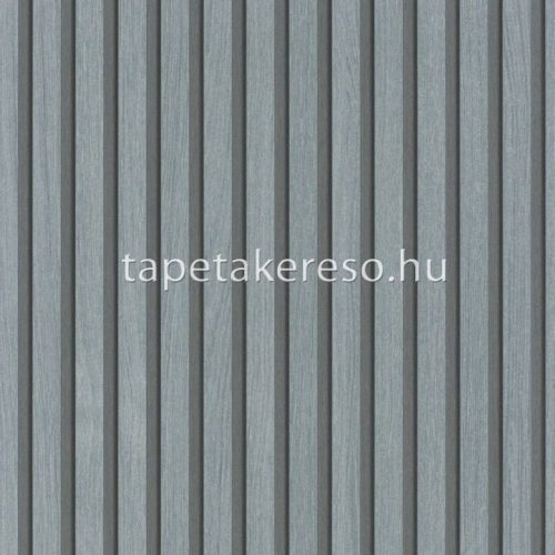Marburg Travertino vlies, vinyl anyagú szürke, ezüst színű famintás, csíkos, lamella modern, natural tapéta