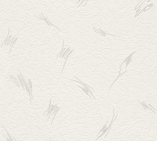 AS Creation 111 Shades of  White papír, habos anyagú fehér színű vakolt modern tapéta