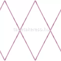   ICH Oh LaLa papír anyagú fehér, rózsaszín színű geometriai gyerek tapéta