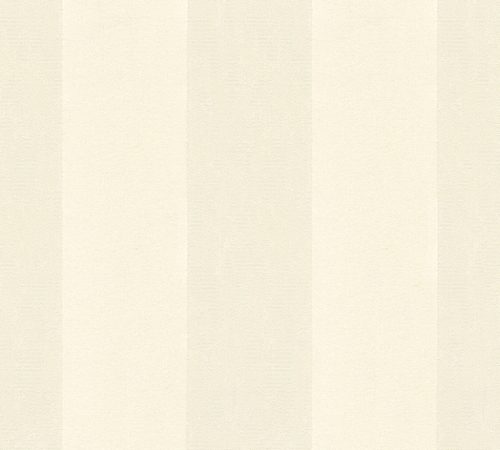Architects Paper Finest vlies, flock anyagú vajszínű, törtfehér színű csíkos modern tapéta