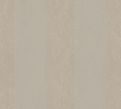Architects Paper Finest vlies, flock anyagú barna színű csíkos modern tapéta
