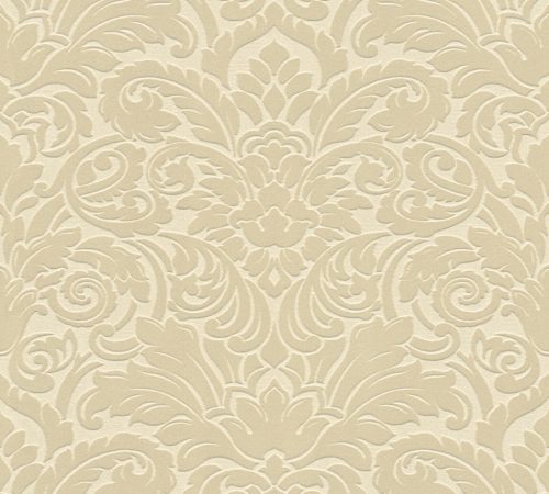 Architects Paper Finest vlies, flock anyagú vajszínű, beige színű barokk klasszikus tapéta
