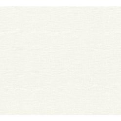   AS Creation 111 Shades of  White habos, vlies anyagú fehér színű szövethatású, egyszínű modern tapéta