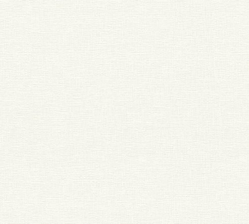 AS Creation 111 Shades of  White habos, vlies anyagú fehér színű szövethatású, egyszínű modern tapéta