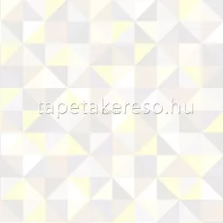   Origin Hide and Seek vlies anyagú fehér, sárga, beige, szürke, gyöngyház színű geometriai gyermek tapéta