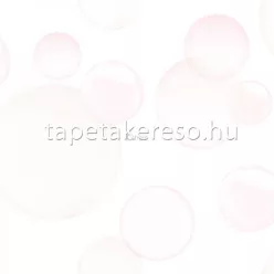   Origin Hide and Seek vlies anyagú rózsaszín, fehér színű körös, pöttyös gyermek tapéta