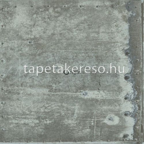 Origin Matières - Metal vlies anyagú szürke, ezüst, türkiz színű fémlemez modern tapéta