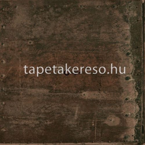 Origin Matières - Metal vlies anyagú barna, fekete színű fémlemez modern tapéta