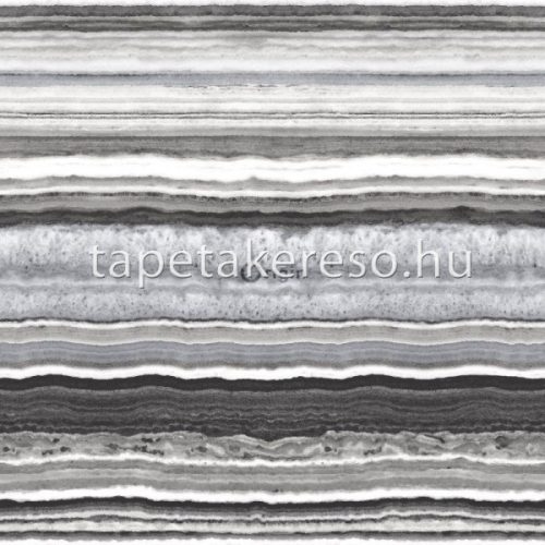 Origin Matières - Stone vlies anyagú szürke, fekete, fehér színű csíkos modern tapéta