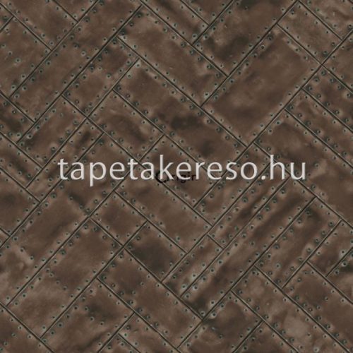 Origin Matières - Metal vlies anyagú barna színű fémlemez modern tapéta