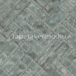   Origin Matières - Metal vlies anyagú szürke színű fémlemez modern tapéta
