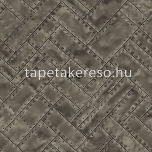 Origin Matières - Metal vlies anyagú szürke színű fémlemez modern tapéta