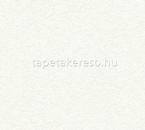 AS Creation 111 Shades of  White habos, vlies anyagú fehér színű vakolt modern tapéta