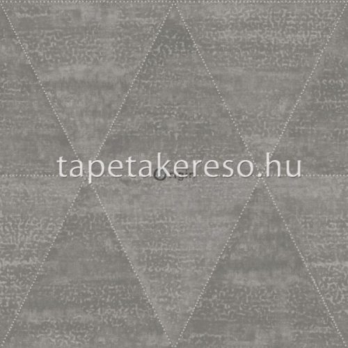 Origin Matières - Metal vlies anyagú szürke színű geometriai modern tapéta
