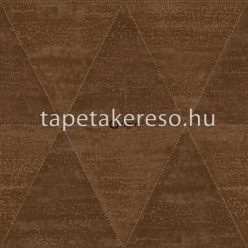   Origin Matières - Metal vlies anyagú barna színű geometriai modern tapéta