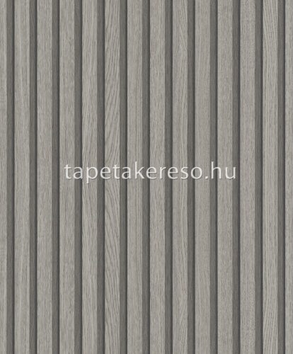 Marburg Botanica vlies, vinyl anyagú barna, szürke színű famintás, csíkos modern, natural tapéta