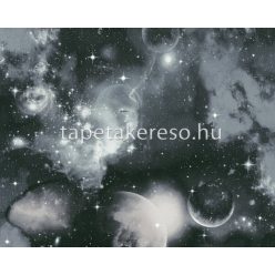   AS Creation Boys & Girls 6 papír anyagú fekete, szürke színű bolygós gyerek tapéta