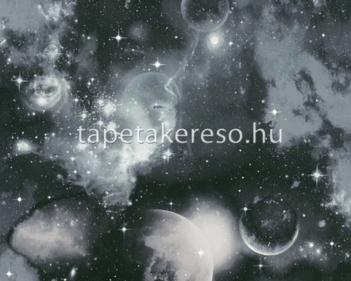 AS Creation Boys & Girls 6 papír anyagú fekete, szürke színű bolygós gyerek tapéta