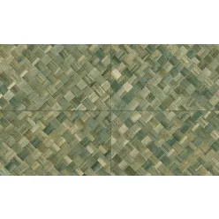   Arte Selva papír, vinyl anyagú zöld, beige színű fonott modern, natural tapéta