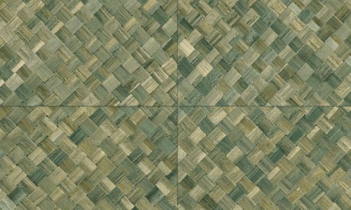 Arte Selva papír, vinyl anyagú zöld, beige színű fonott modern, natural tapéta