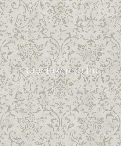 Marburg City Glow vlies, vinyl anyagú beige, szürke színű koptatott, barokk modern tapéta
