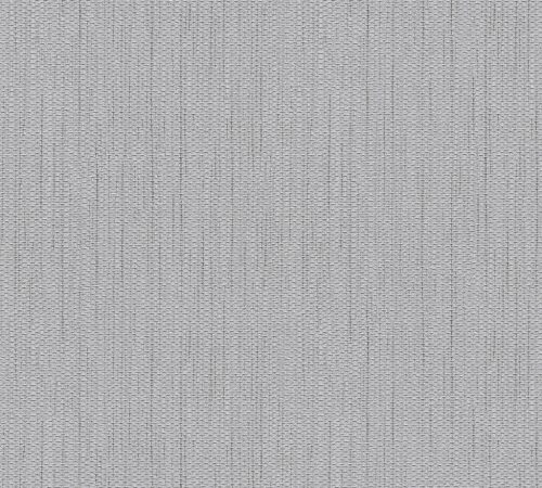 AS Creation Casual Living habos, vlies anyagú szürke, csillámos színű szövethatású, egyszínű modern tapéta