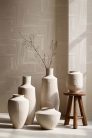 Marburg Terra vlies anyagú, beige, törtfehér, gyöngyház színű, struktúrált, egyszínű, vonalas, Modern tapéta