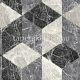 Origin Matières - Stone vlies anyagú szürke, fekete színű márványos, geometriai modern tapéta