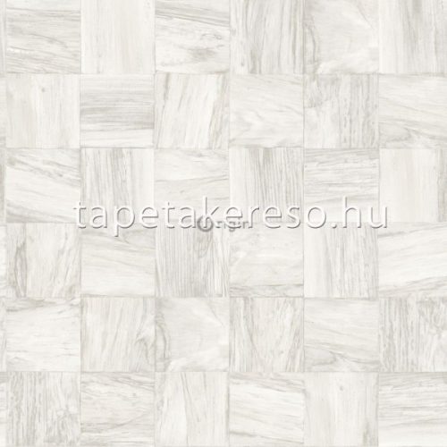 Origin Matières - Wood vlies anyagú szürke színű kockás, famintás modern tapéta