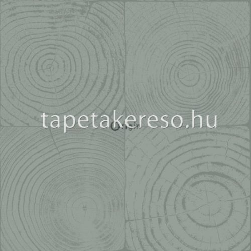 Origin Matières - Wood vlies anyagú szürke, zöld színű famintás modern tapéta