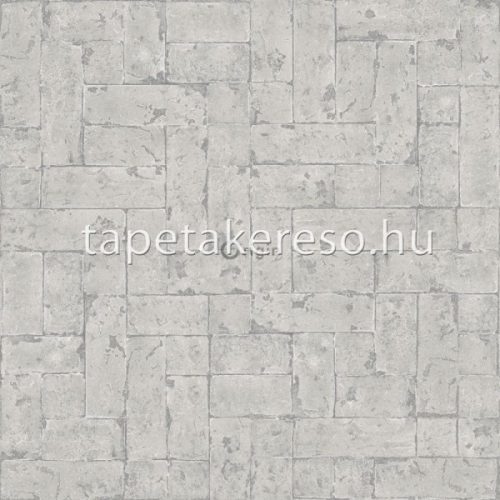 Origin Matières - Stone vlies anyagú szürke színű kőmintás modern tapéta