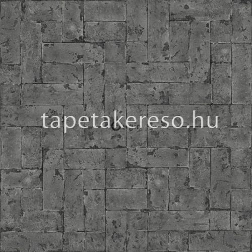 Origin Matières - Stone vlies anyagú szürke színű kőmintás modern tapéta