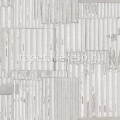   Origin Matières - Metal vlies anyagú szürke színű csíkos modern tapéta