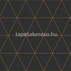  Origin Precious vlies anyagú fekete, arany színű geometriai gyerek, ifjúsági tapéta