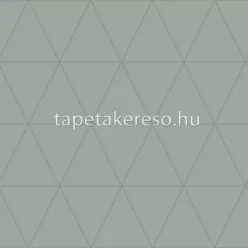   Origin City Chic vlies anyagú zöld, gyöngyház színű geometriai modern tapéta