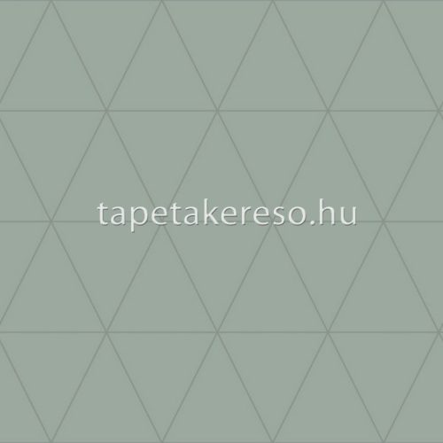 Origin City Chic vlies anyagú zöld, gyöngyház színű geometriai modern tapéta