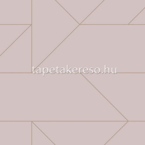Origin City Chic vlies anyagú mályva, gyöngyház színű geometriai modern tapéta