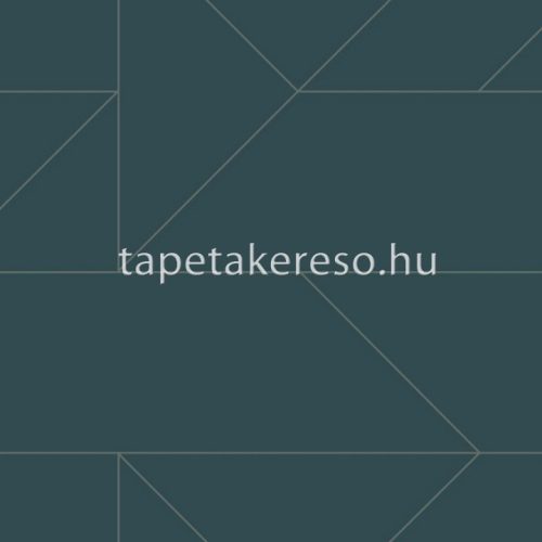 Origin City Chic vlies anyagú kék, gyöngyház színű geometriai modern tapéta