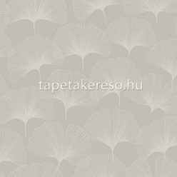   Origin City Chic vlies anyagú beige, gyöngyház színű leveles modern tapéta