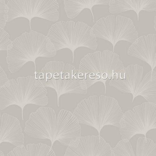 Origin City Chic vlies anyagú beige, gyöngyház színű leveles modern tapéta