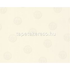   AS Creation Versace 3 vlies, vinyl anyagú fehér színű körös modern tapéta