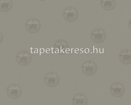 AS Creation Versace 3 vlies, vinyl anyagú ezüst, szürke színű körös modern tapéta