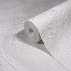   Marburg Ritus vinyl, vlies anyagú, fehér, gyöngyház, szürke színű, absztrakt, struktúrált, 3d, Modern tapéta