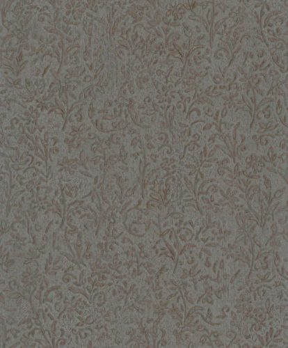 Marburg Ritus vinyl, vlies anyagú, szürke, bronz színű, virágos, leveles, Modern tapéta
