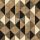 Origin Matières - Wood vlies anyagú fekete, barna színű geometriai modern poszter